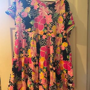 Colorful sun dress coverup.